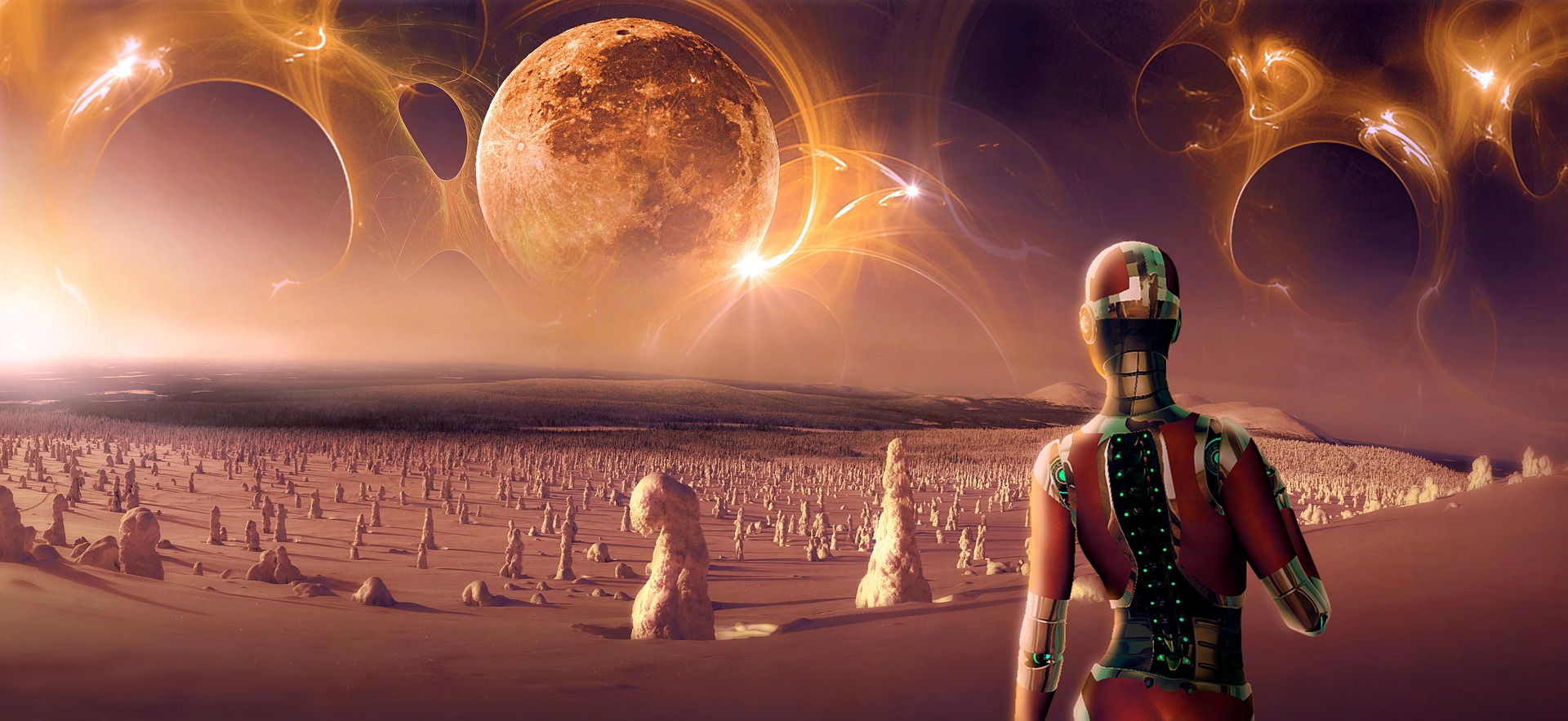 Copertine di romanzi di fantascienza